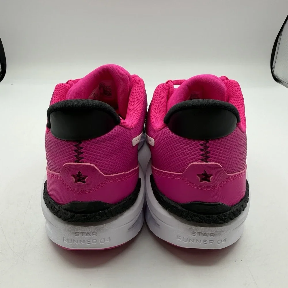 Nike Star Runner 4 NN GS‎ Running Shoes Youth Sz 6Y Fierce Pink White DX7615-601